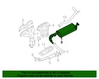 New Genuine Nissan Muffler Assy - Exhaust Main Oe 201009BP0A. Price: $926.44.
