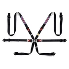 Sparco 04834HPDMRNR 6-POINT Martini Series Fia Harness Set, Black New. Price: $419.00.