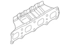 Genuine Mitsubishi Manifold Gasket 1555A639 New. Price: $79.01.