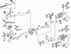 Genuine Mercedes Exhaust Pipe Flange Gasket Seal Ring Oem 2204920181 New. Price: $63.41.