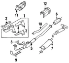 Genuine Nissan Manifold Gasket 14037-V5000 New. Price: $26.68.