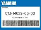 Yamaha Genuine Gasket, Exhaust Pipe 5TJ-14623-00-00 New. Price: $12.83.
