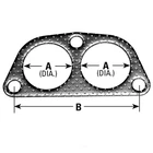 Exhaust Pipe Flange Gasket Ap 8696 New. Price: $19.96.