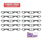 Fel-pro FEL1405B, Set Steel Core Laminate Sbc Exhaust Gaskets (10PK) Perfo New. Price: $135.41.