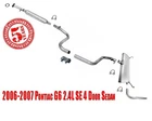 06-07 Fits For G6 Se 4DR 2.4L Resonator Muffler Exhaust Pipe System Walker Brand New. Price: $468.00.