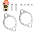 2PCS Exhaust Gasket + 4PCS BOLTS,2.5" 2-BOLT 5.6*3.4*0.08 Inch, 2.5IN New. Price: $13.29.