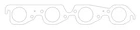 Cometic C5996-030 Header Gasket 2.130 In Round Port Mls Pair New. Price: $43.52.