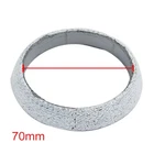 Car 2.8" Inner Dia Manifold Downpipe Header Exhaust Graphite Donut Gasket New. Price: $16.91.