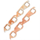 Summit Racing 111410 Exhaust Gaskets Header Copper Square Port Chevy Bb Pair New. Price: $39.99.
