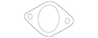 Genuine Jaguar Exhaust Filter Gasket T2H14088 New. Price: $9.02.