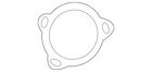 Genuine Porsche Catalytic Converter Seal 982-251-263-B New. Price: $44.15.