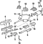 Genuine Toyota Exhaust Manifold Gasket 17173-46020 New. Price: $22.87.