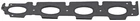 Exhaust Manifold Gasket Elring 588.371 New. Price: $62.99.
