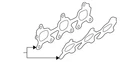 Genuine Gm Manifold Gasket 91177418 New. Price: $25.15.