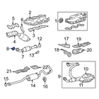 For Toyota Tacoma 95-23 90917A6005 Rear Right Catalytic Converter Gasket New. Price: $16.75.