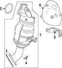Genuine Gm Catalytic Converter Gasket 26381263 New. Price: $6.83.