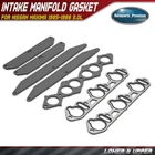 Lower & Upper Engine Intake Manifold Gasket Set For Nissan Maxima 1985-1988 3.0L New. Price: $25.99.