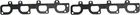 Remflex 6022 Exhaust Gasket For Mopar V8 Engine, (set Of 2) Black New. Price: $67.51.