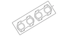 Genuine Ford Gasket 4G7Z-9448-AA New. Price: $43.58.