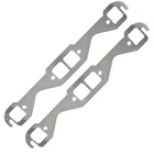 Sbc 265-400 Square Port Aluminum Exhaust Gaskets, Pair, Chevy Small Block 55-91 New. Price: $26.95.