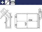 Mahle 99 000S Exchanger, Interior Heating For Renault Neu. Price: $35.34.