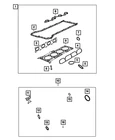 Genuine Mopar Exhaust Manifold Gasket 4693346AB New. Price: $21.81.