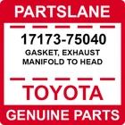 Toyota Tacoma 4RUNNER Oem Genuine Exhaust Manifold Head Gasket 17173-75040 New. Price: $22.74.