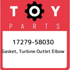 17279-58030 Toyota Gasket, Turbine Outlet Elbow 1727958030, New Genuine Oem Part. Price: $30.35.
