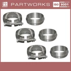 3 Exhaust Clamps For Porsche 964 Carrera + Sealing Ring Neu. Price: $157.83.