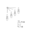 Genuine Mopar Glow Plug 68576776AA New. Price: $20.83.