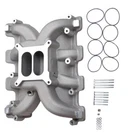 Satin Aluminum Dual Plane Carb Intake Manifold For Gm LS1 5.3L LS2 6.0L 300-130 New. Price: $141.55.