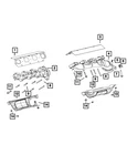 Genuine Mopar Exhaust Manifold Right Side 4893106AE New. Price: $567.45.