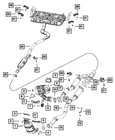 2014-21 Jeep Cherokee Exhaust Pipe Converter Gasket Oem 52022294AA New. Price: $9.88.