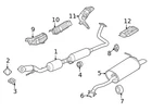 Genuine Nissan Exhaust Pipe To Manifold Gasket 20692-1HA0A New. Price: $5.20.
