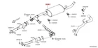 New Genuine Nissan Oe (20100-9BP0A) Exhaust Muffler Assembly. Price: $199.95.