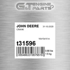 T31596 Crank Fits John Deere (surplus Open Box) New. Price: $144.23.